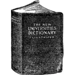 Wektor clipart ilustrowany słownik