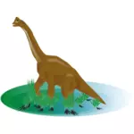 Dino dalam gambar alam