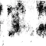 Grafică vectorială de bule de murdărie pe film