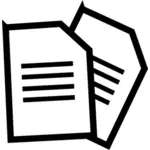 Eenvoudige brief icoon vector afbeelding