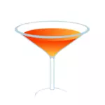Ilustraţie vectorială de orange cocktail