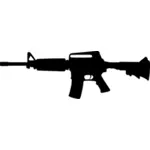 M 15 A 4 gun silhouette