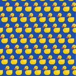 Seamless pattern with ducks