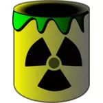 Radioactive baril grafică vectorială