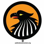 Logo mit Silhouette eines Adlers