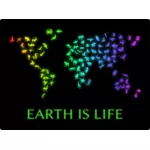 地球は生命の図