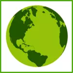 Eco jorden vektor icon