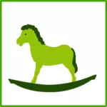Эко игрушка зеленый Векторный icon