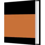 Livre à couverture orange et noir