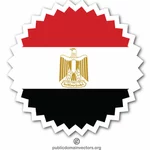 Egyptian flag sticker