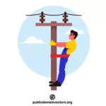 Electrician worker