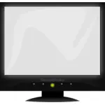 Generische LCD Bildschirm Vektor-ClipArt