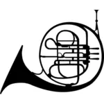Fransk hornmusikk instrument