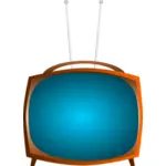 Oude TV vector illustraties