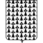 Imagen contorno del escudo con el patrón