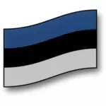 Estniska flaggan vektor