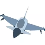 Eurofighter Typhoon airplane vector image
