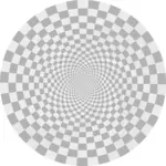 Image de illusion modèle dessin vectorielle