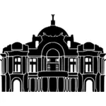 Palacio de Bellas Artes Mexiko Vektor-Bild
