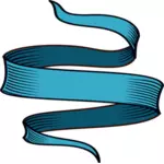Vector afbeelding van blauwe schaduw decoratieve band