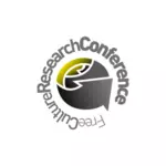 Logo de vector de conferência de pesquisa cultura livre