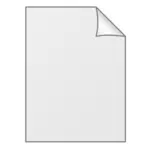 Grayscale file icon vector clip art