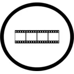 Filmen ikonet vektor image