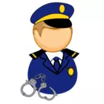 Icône de policier
