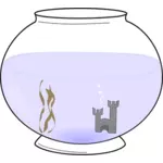Fishbowl vector illustration