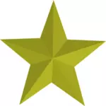 Grafika wektorowa golden Star