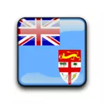 Fiji flag vector button