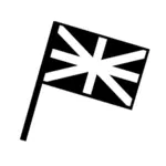 UK bendera siluet