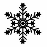 Snowflake symbol sylwetki