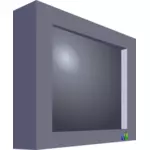 imagem 3D de um aparelho de televisão