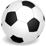 Vector illustratie van een voetbal
