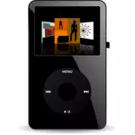 Image vectorielle d'iPod media player