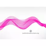 गुलाबी लहरदार लाइनों