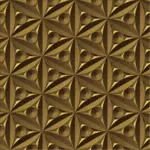 Metallic fence vector image