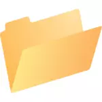 Yellow dossier icon