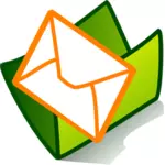 וקטור תמונה של סמל תיקיה של דואר אלקטרוני