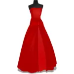 Mannequin with red dress