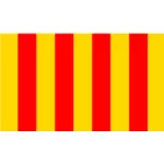 בתמונה וקטורית הדגל של אזור פרובנס