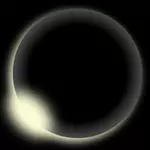 Illustrazione di eclissi di sole