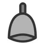 Bell icon grey color