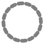 Grey circle icon