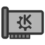 Vettore ClipArt icona hardware