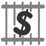 Pictograma simbol dolar