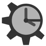 Ícone de configurações do relógio