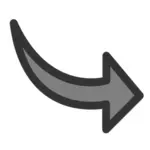 Ulangi ikon vektor clip art