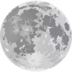 グレースケール満月を描く